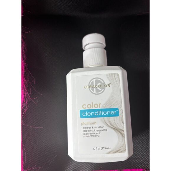 Keracolor Clenditioner PLATIUM Dye-Semi Permanent Conditioner12 Fl. Oz - Picture 2 of 4